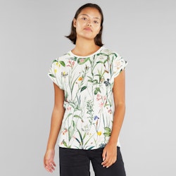T-shirt Visby Flower Field Off White