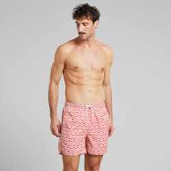 Swim Shorts Sandhamn Sun Diamond Cayenne Red