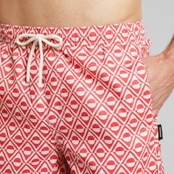 Swim Shorts Sandhamn Sun Diamond Cayenne Red