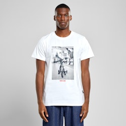 T-shirt Stockholm Gremlins Bike White