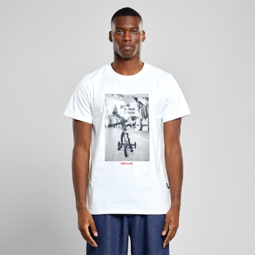 T-shirt Stockholm Gremlins Bike White