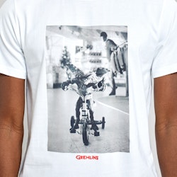T-shirt Stockholm Gremlins Bike White