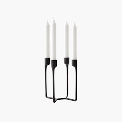 Heima 4-armed Candlestick Black