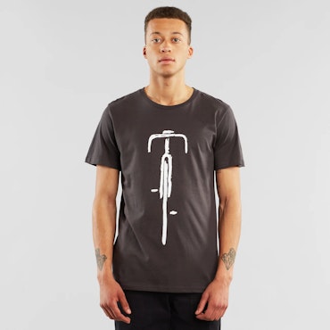 T-shirt Stockholm Bike Front Charcoal