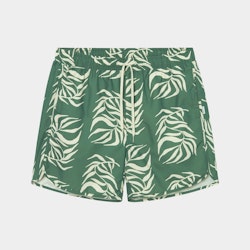Swim Shorts Sandhamn Big Leaf Duck Green