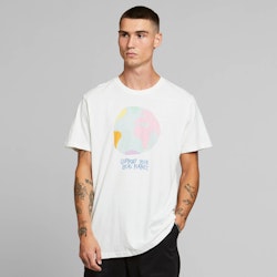 T-shirt Stockholm Colour Globe Off White
