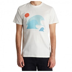 T-shirt Stockholm Cut Waves Off White