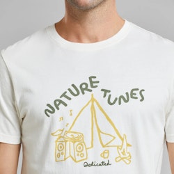 T-shirt Stockholm Nature Tunes Off White