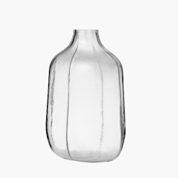Step Vase H31 cm Clear