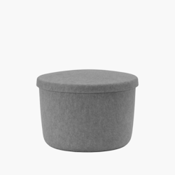 Hide Storage Pouf - Small