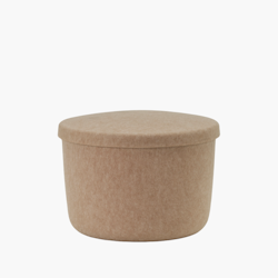 Hide Storage Pouf - Small