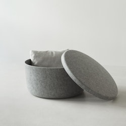 Hide Storage Pouf - Large