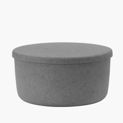 Hide Storage Pouf - Large