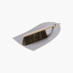 Dustpan & Broom - Light Grey