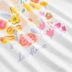 T-shirt Vadstena Les Fleurs White