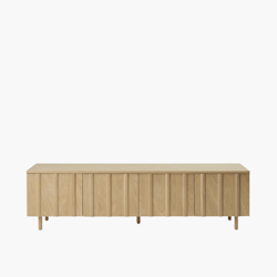 Rib Sideboard Low Oak