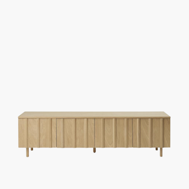 Rib Sideboard Low Oak