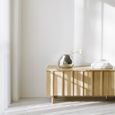 Rib Sideboard Low Oak