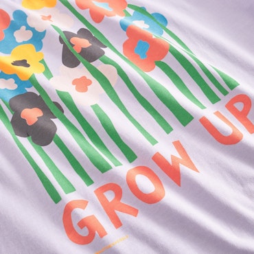 T-shirt Vadstena Grow Up Thistle Purple