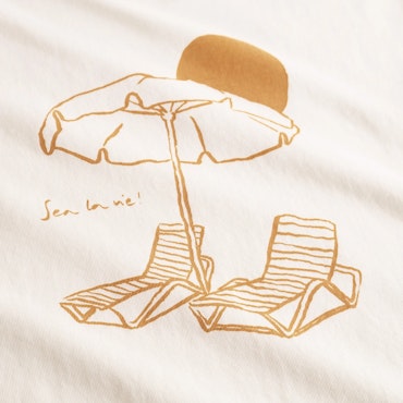 T-shirt Vadstena Sea La Vie Off-White