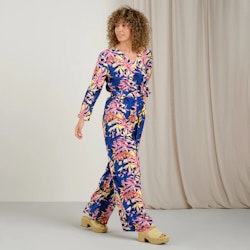 Wrap Jumpsuit Farsta Tropical Collage Multi Color