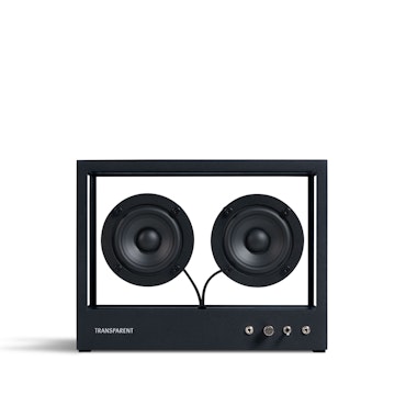 Small Transparent Speaker - black