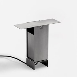 Pivoting Table Lamp - Stainless Steel