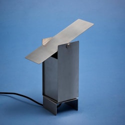 Pivoting Table Lamp - Stainless Steel