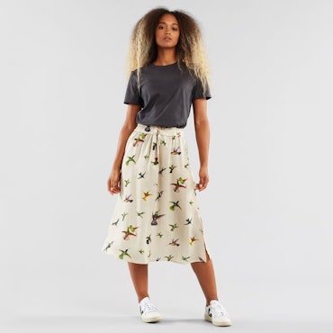 Skirt Klippan Flying Hummingbirds
