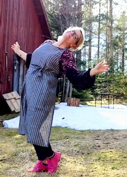 Drej-förkläde ( delat)