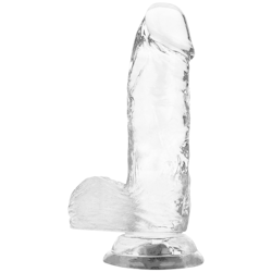 X RAY Clear Dildos w Balls 15.5 cm