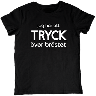 Över bröstet