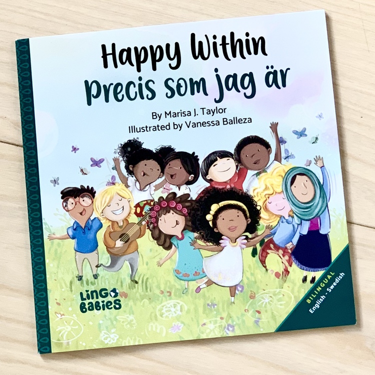Happy within - Precis som jag är (tvåspråkig bok)