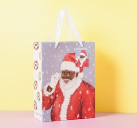 Presentpåse - Black santa gift bag