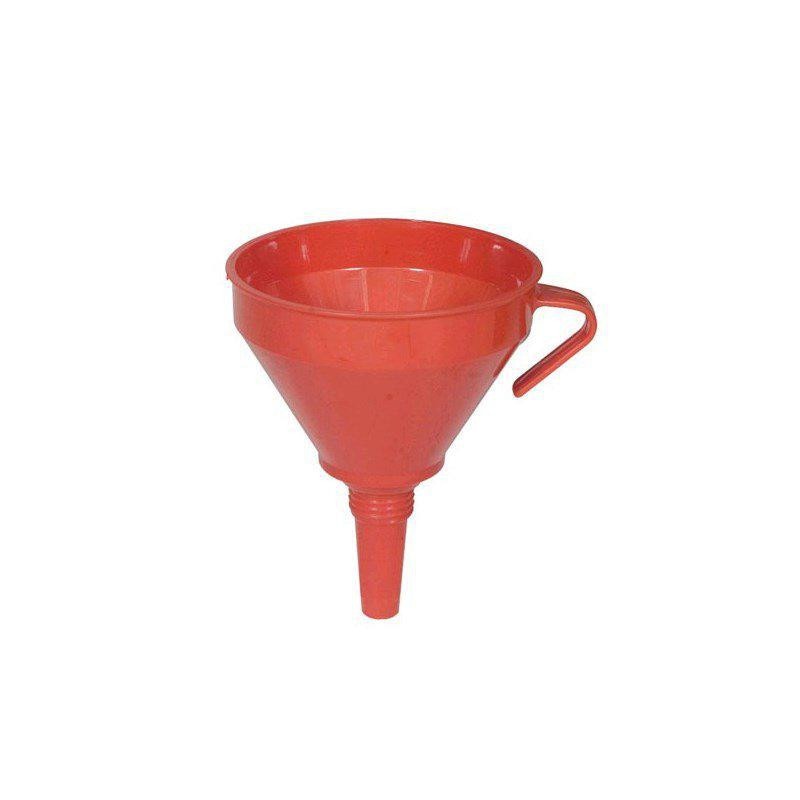Tratt i PP ø160 mm, med sil, röd