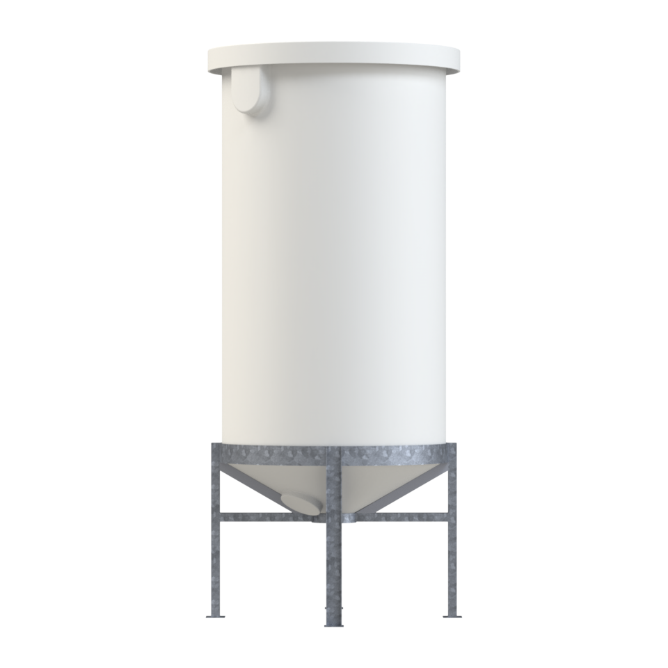 Tank med konisk botten 2500 lit.
