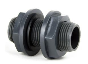 Tankgenomföring PVC utv. gänga