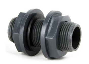 Tankgenomföring PVC utv. gänga