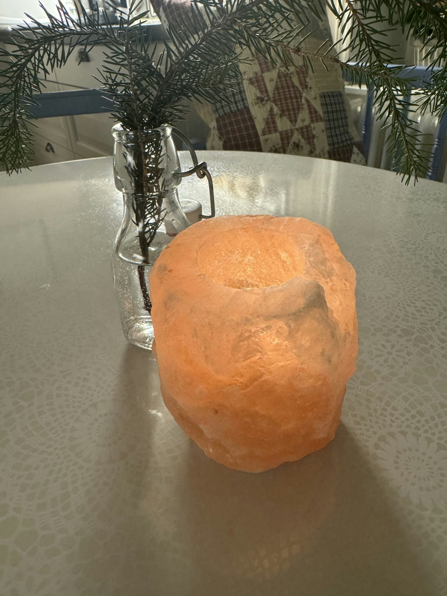 Ljuslykta Himalaya Salt - orange