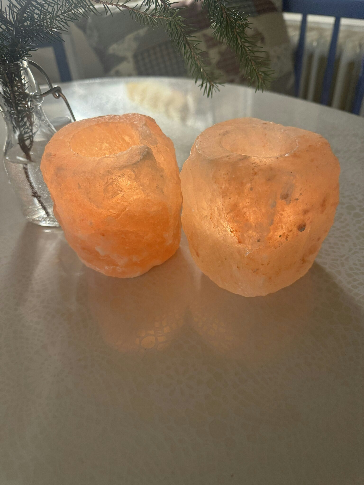 Ljuslykta Himalaya Salt - orange