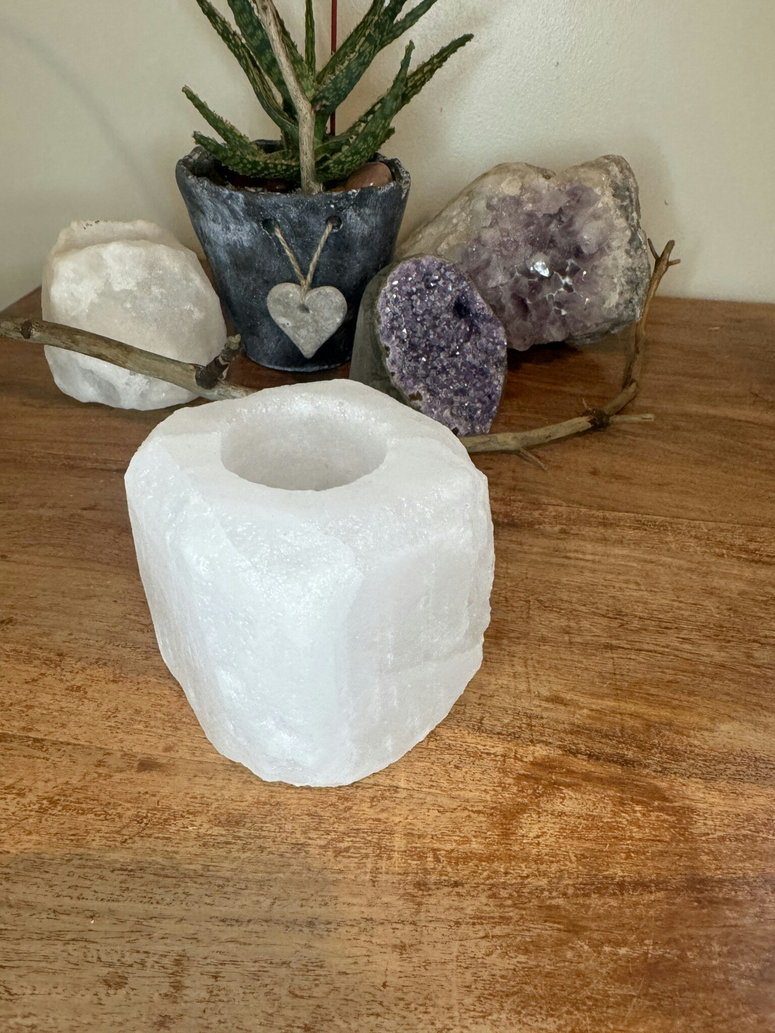 Ljuslykta - Himalaya Salt Vit