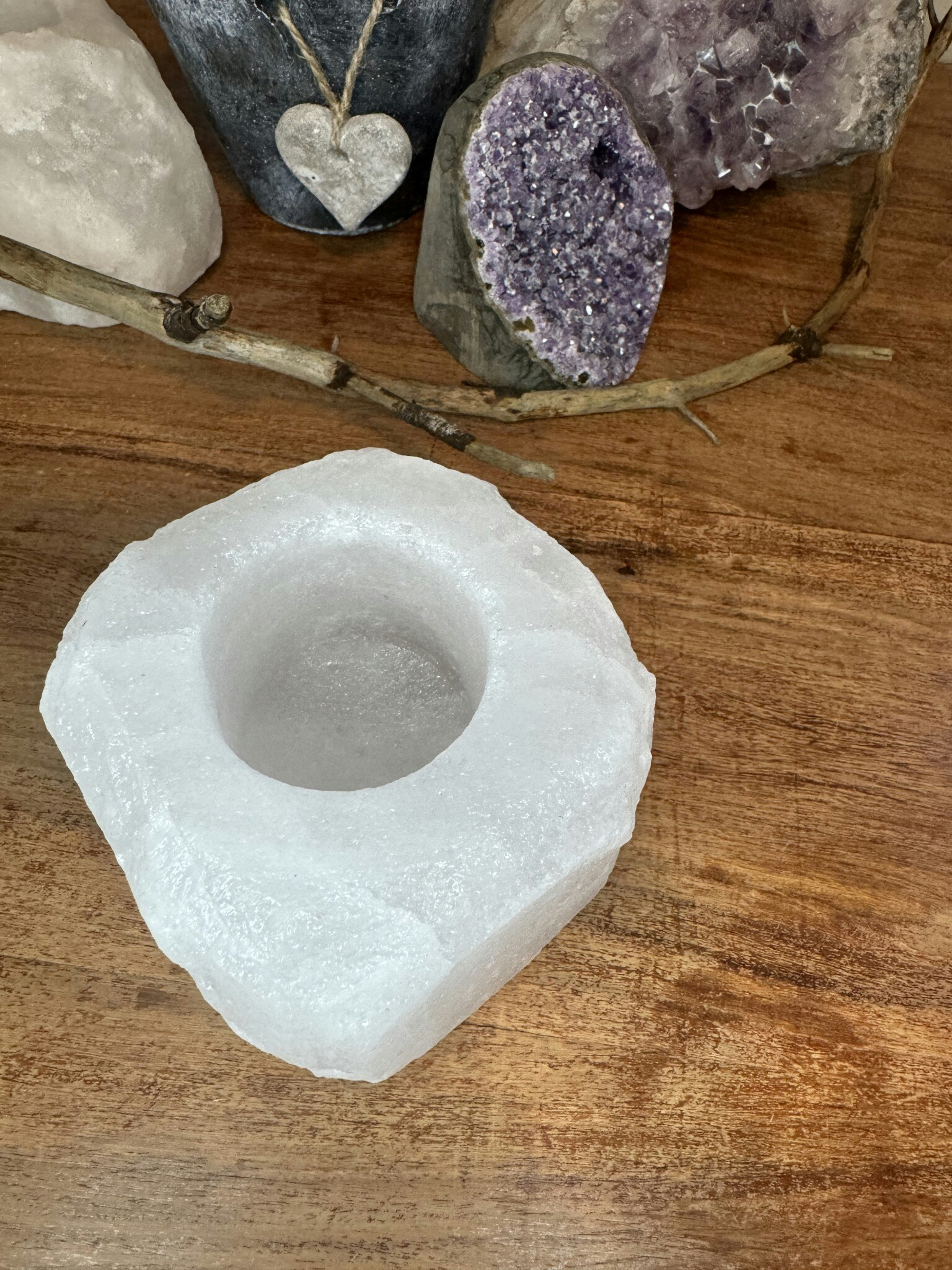 Ljuslykta - Himalaya Salt Vit