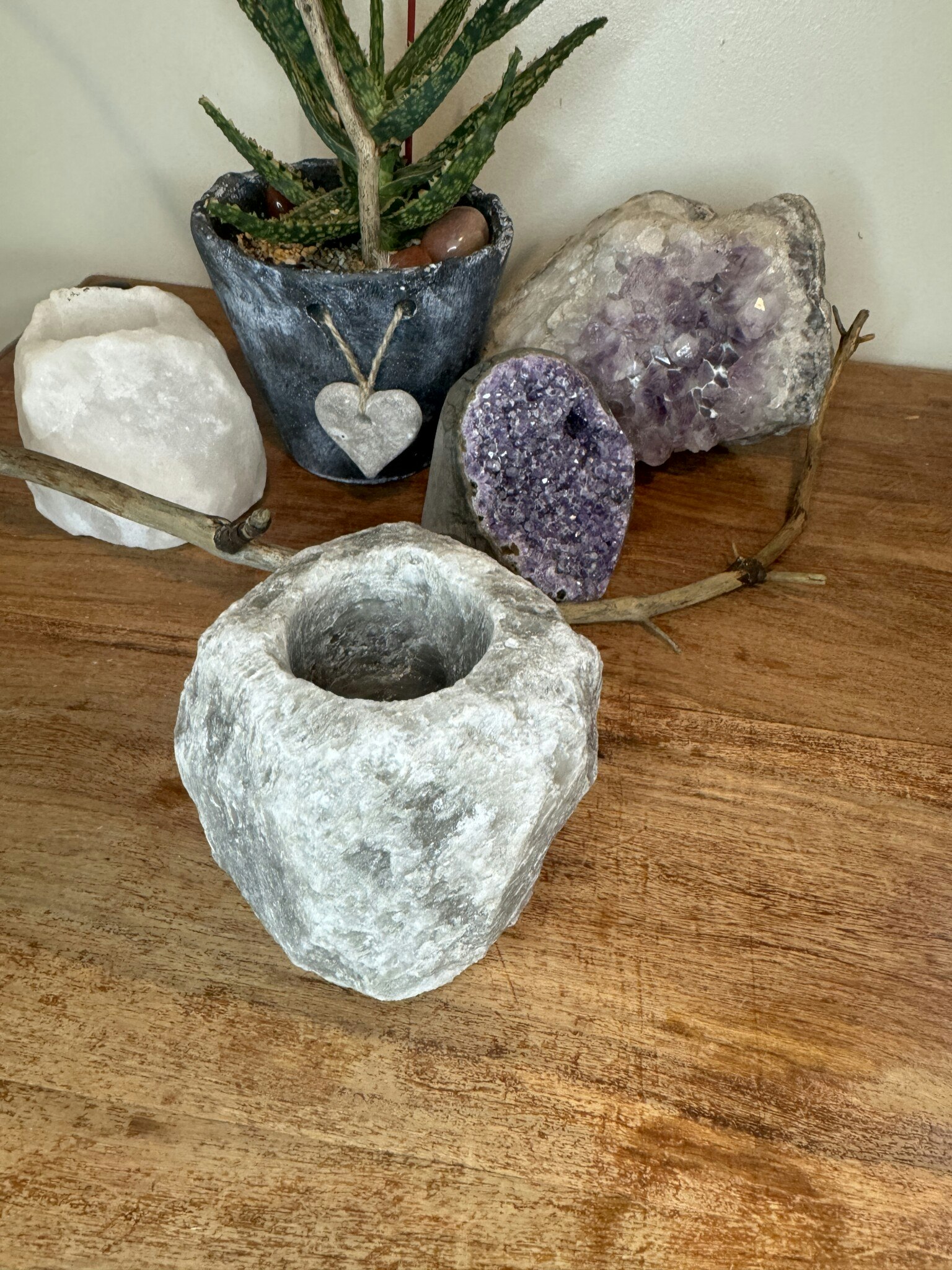 Ljuslykta Himalaya Salt - Svart/Grå