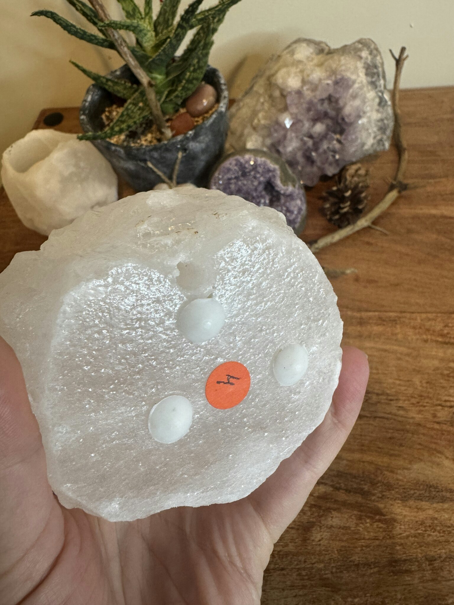 Ljuslykta - Vit Himalaya salt nr4