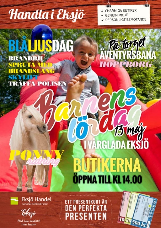 Barnens lördag i Eksjö 13 maj