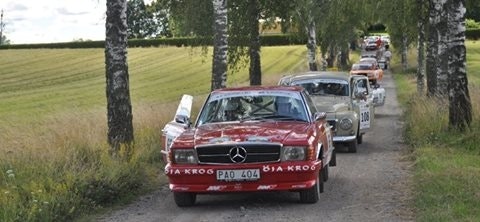 Midnattssolsrallayt stannar på Eksjö Torg