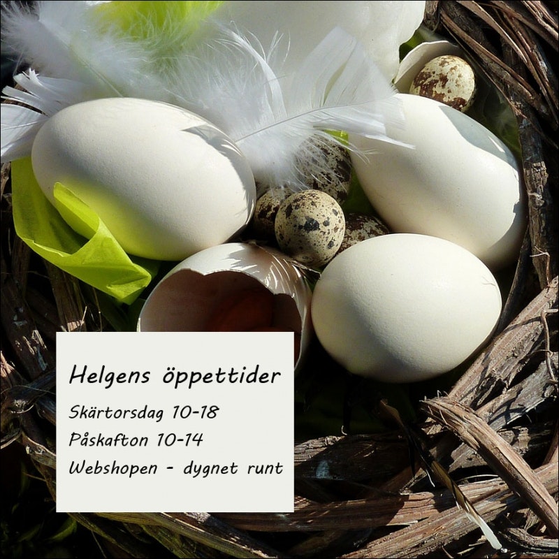 Påskens öppettider