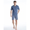Calida pyjamas Relax Imprint 40080 / 448 mountain blue