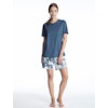 Calida pyjamas Soft Jersey Fun 40030 / 487 nimes blue