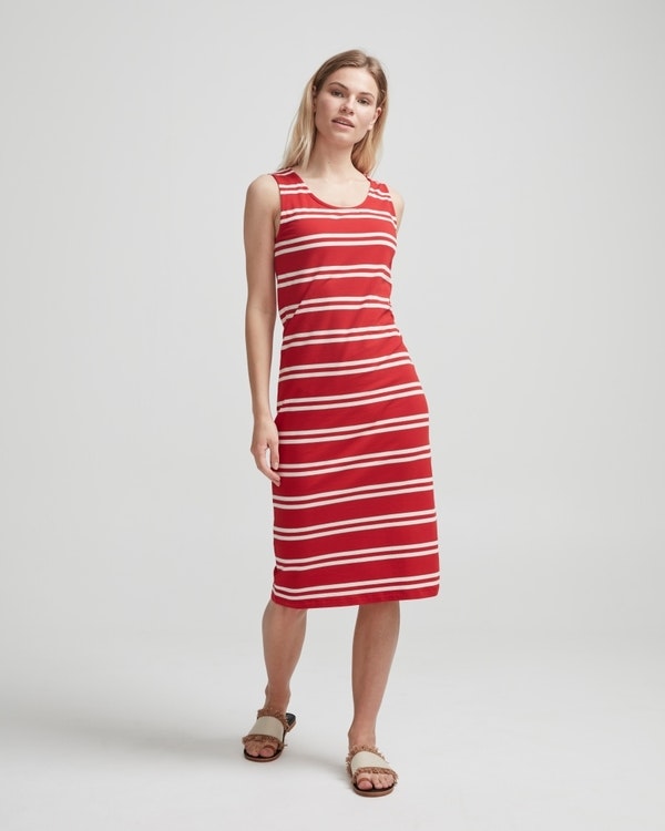 Holebrook Nathalie Tank Dress 912608 Scarlett / offwhite